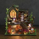 Halloween Witchy Retreat DIY Miniature Dollhouse_3