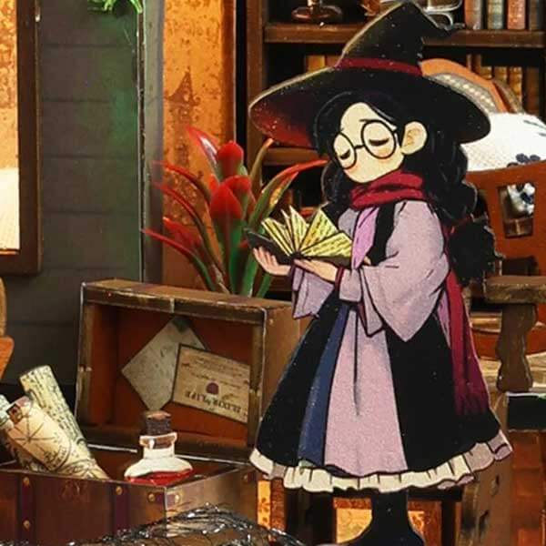 Halloween Witchy Retreat DIY Miniature Dollhouse_Description_8