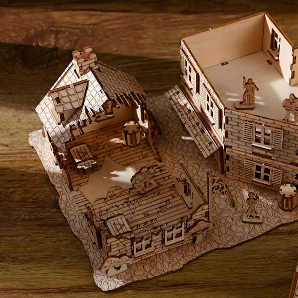 Postwar City Ruins 3D Wooden Puzzle_Description_4