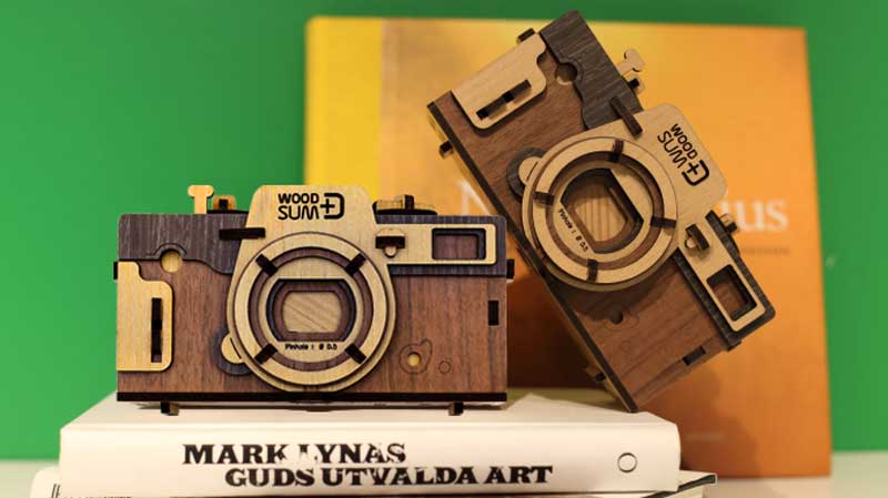 Retro Pinhole Camera 3D Wooden Puzzle_Description_2