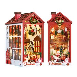 Santa Claus' Room Book Nook Miniature Dollhouse_1