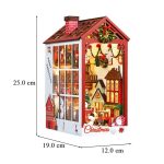Santa Claus' Room Book Nook Miniature Dollhouse_5
