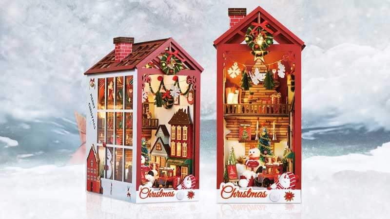 Santa Claus' Room Book Nook Miniature Dollhouse_Description_1