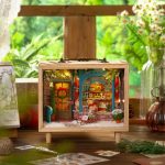 Christmas Shop Wooden Box Miniature Dollhouse_4