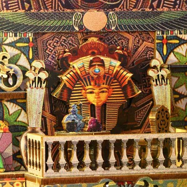 Mysterious Egypt City Book Nook Miniature Dollhouse_Description_6