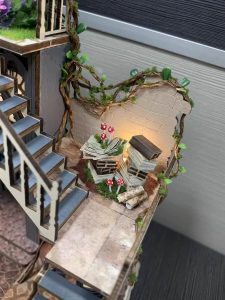 Magic Flower House Rooftop DIY Miniature Dollhouse