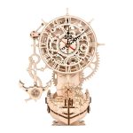 Pirate Ship Clock 3D Wooden Puzzle_1