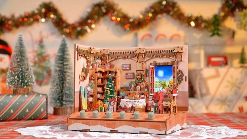 Christmas Story DIY Miniature Dollhouse_Description_1