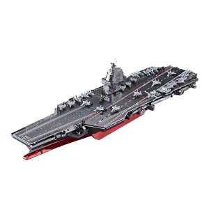 Fujian Aircraft Carrier With Lights 3D Metal Puzzle_1
