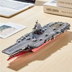 Fujian Aircraft Carrier With Lights 3D Metal Puzzle_3