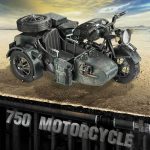 Sidecar Motorcycle 3D Metal Puzzle_2