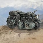 Sidecar Motorcycle 3D Metal Puzzle_3