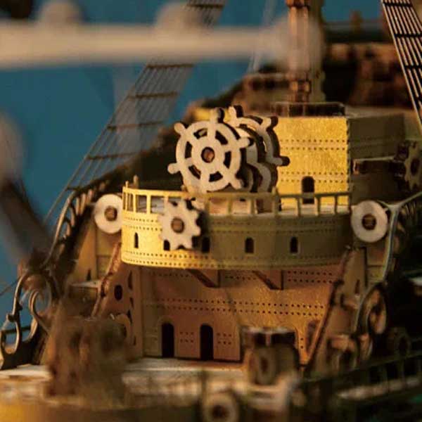 Pirate Ship of the Future 3D Wooden Puzzle_Description_9