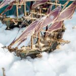 Pirate Ship of the Future 3D Wooden Puzzle_Purple_3