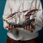 Pirate Ship of the Future 3D Wooden Puzzle_Purple_5