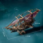 Pirate Ship of the Future 3D Wooden Puzzle_Purple_8