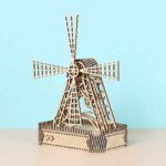 Windmill Model 3D Wooden Puzzle_2