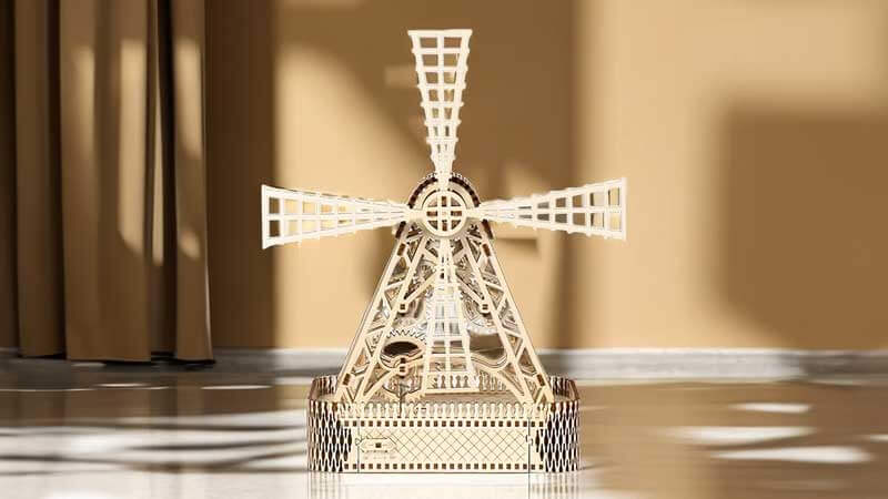 Windmill Model 3D Wooden Puzzle_Description_2