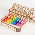Hand Crank Xylophone Music Box 3D Wooden Puzzle_3