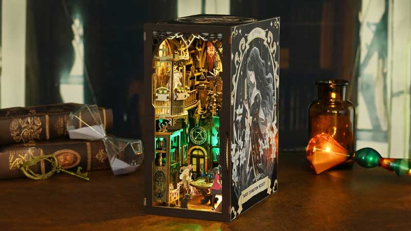 Tarot Divination Society Book Nook Miniature Dollhouse_Description_2