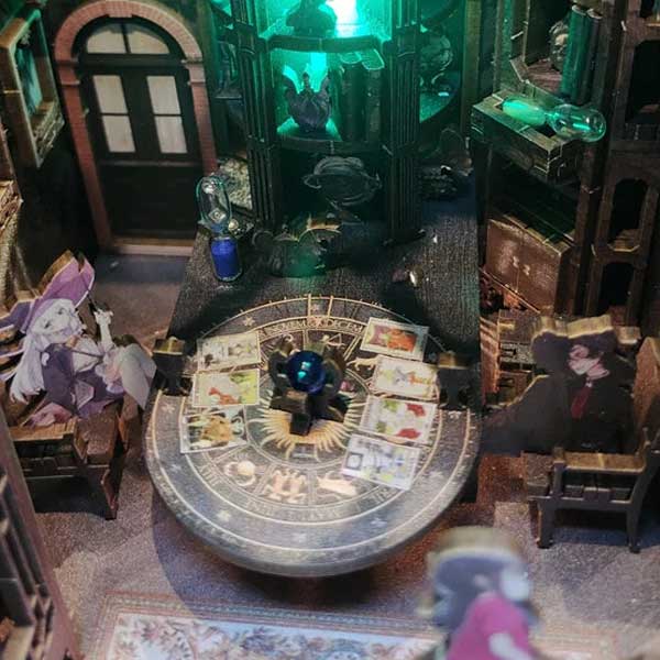 Tarot Divination Society Book Nook Miniature Dollhouse_Description_6