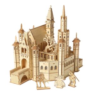 Royal Knight's Castle 3D Wooden Puzzle_1