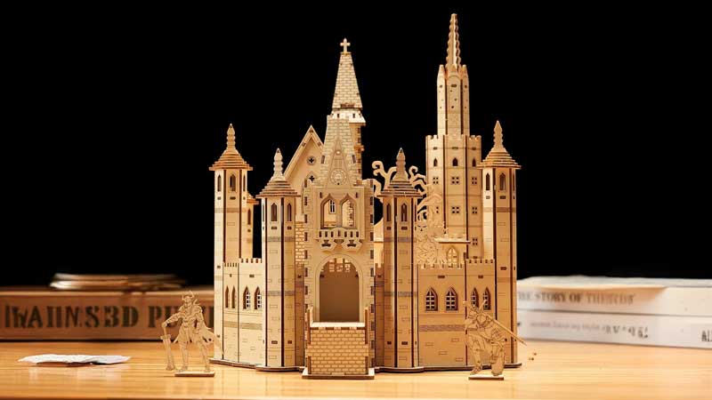 Royal Knight's Castle 3D Wooden Puzzle_Description_2