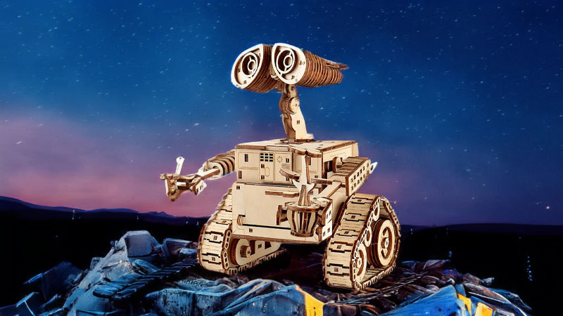 Wall-E Robot 3D Wooden Puzzle_Description_1