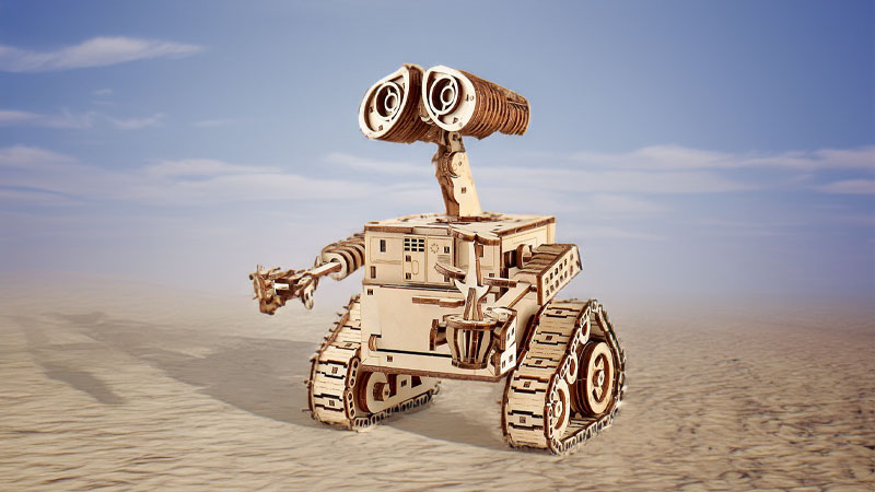 Wall-E Robot 3D Wooden Puzzle_Description_2
