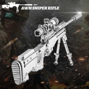 AWM Sniper Rifle 3D Metal Puzzle_2