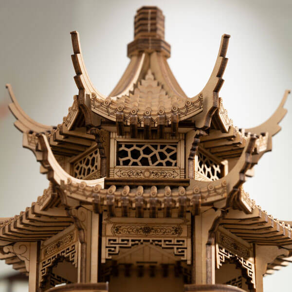 Lotus Pavilion Music Box 3D Wooden Puzzle_Description_3