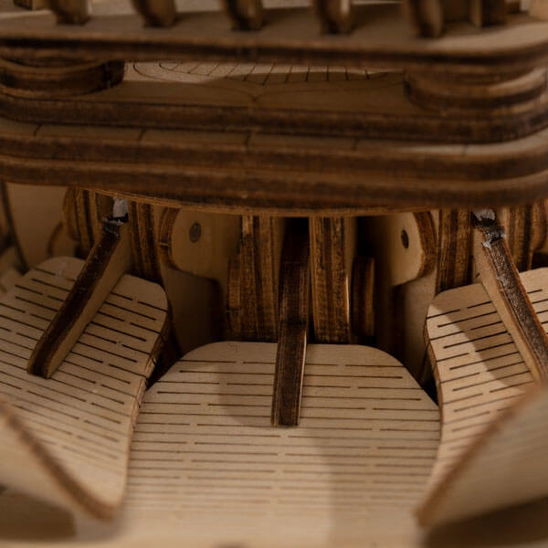 Lotus Pavilion Music Box 3D Wooden Puzzle_Description_5
