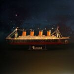 Titanic With Led Lights 3D Paper Puzzle_3