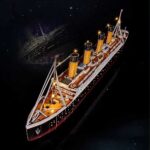 Titanic With Led Lights 3D Paper Puzzle_4