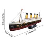 Titanic With Led Lights 3D Paper Puzzle_5
