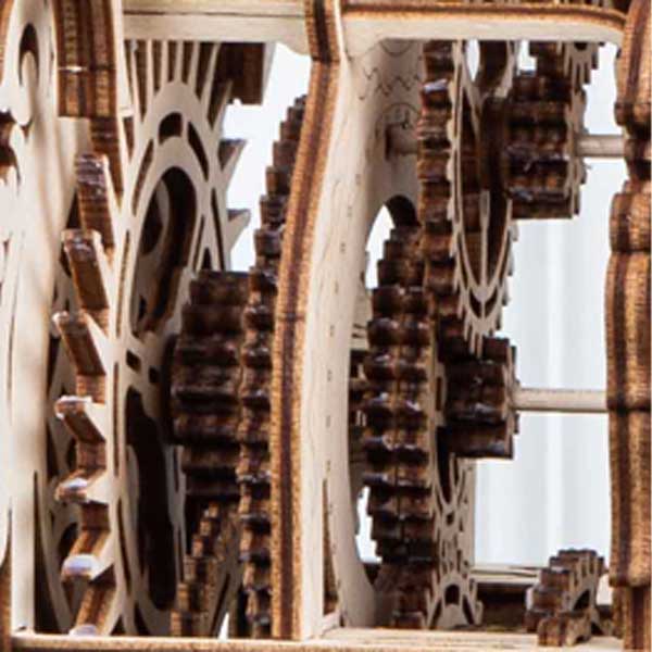 Mechanical Gear Clock 3D Wooden Puzzle_Description_3