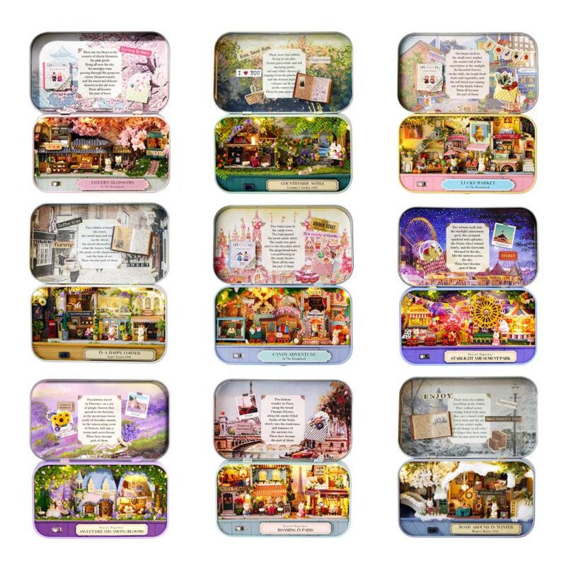 Box Theater Series DIY Miniature Dollhouse_1
