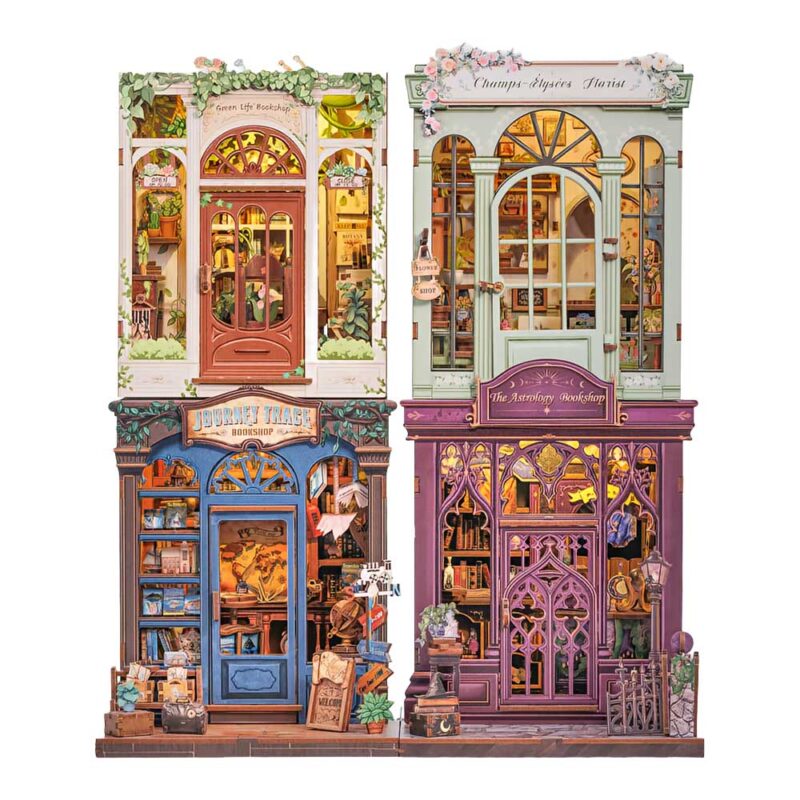 City Walk Stackable DIY Miniature Dollhouse_1