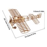 Bleriot XI Model Plane 3D Wooden Puzzle_5