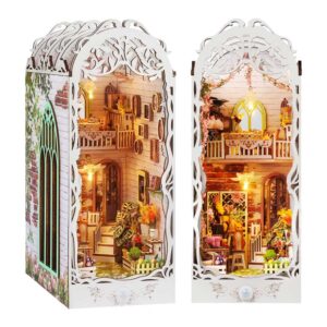 Cathy's Flower House Book Nook Miniature Dollhouse_1