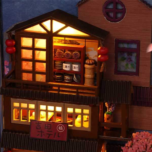 Cherry Blossom Alley Book Nook Miniature Dollhouse_Description_2