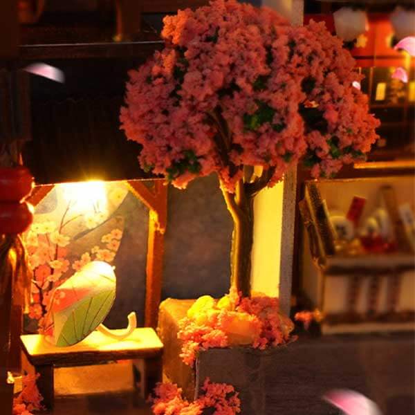Cherry Blossom Alley Book Nook Miniature Dollhouse_Description_3