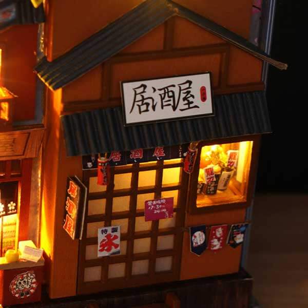 Cherry Blossom Alley Book Nook Miniature Dollhouse_Description_7