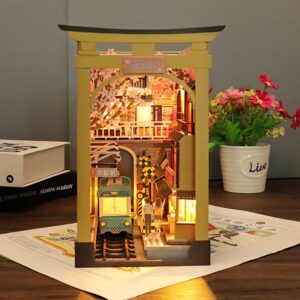 Cherry Blossom Book Nook Miniature Dollhouse_2