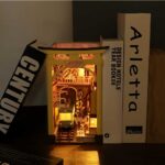 Cherry Blossom Book Nook Miniature Dollhouse_3