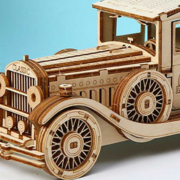 Classic Vintage Car 3D Wooden Puzzle_Description_4