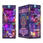 Cyber Mountain and Sea City Book Nook Miniature Dollhouse_1