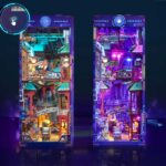 Cyber Mountain and Sea City Book Nook Miniature Dollhouse_3