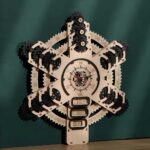 Dioramas Wall Clock 3D Wooden Puzzle_3