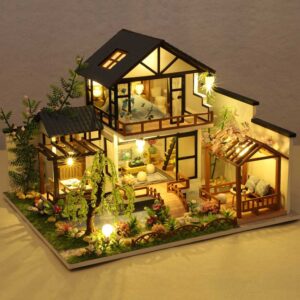 Dora's Bamboo Courtyard DIY Miniature Dollhouse_3